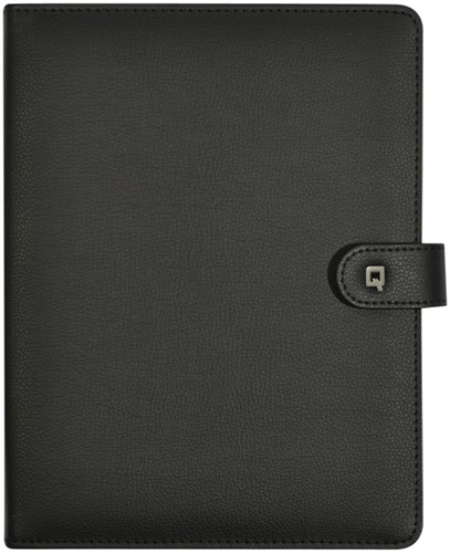Schrijfmap DESQ voor tablet 7"-10" met sluitclip zwart