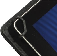 Schrijfmap DESQ voor tablet 7"-10" met sluitclip zwart-2