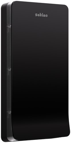 Handdoekdispenser Satino PT2 Hyginity XL zwart 333409