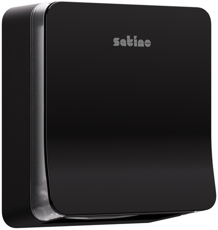 Handdoekdispenser Satino PT3 Hyginity S zwart 333403