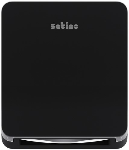 Handdoekdispenser Satino PT3 Hyginity S zwart 333403-2