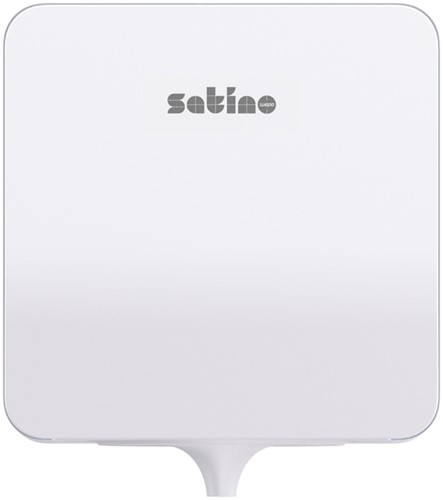 Poetspapierdispenser Satino CF1 Hyginity Plus medium wit 333416-2