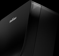 Poetspapierdispenser Satino CF1 Hyginity Plus medium zwart 333417-1