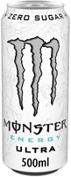 Energiedrank Monster ultra suikervrij blik 500ml