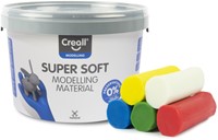 Klei Creall supersoft rood/blauw/groen/geel/wit 1750gram