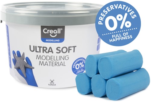Klei Creall Play-it Ultra Soft helder blauw 1100 gram-2
