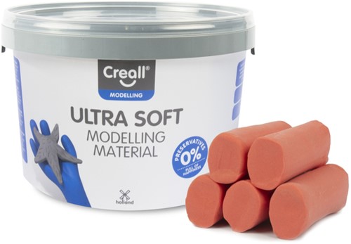 Klei Creall Play-it Ultra Soft helder rood 1100 gram