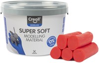 Klei Creall supersoft rood 1750gram
