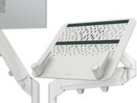 Monitor- en laptoparm Leitz Ergo ruimtebesparend dubbel grijs-2