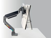 Monitorarm Kensington SmartFit dubbel dwarsbalk en handgreep-3