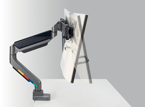 Monitorarm Kensington SmartFit dubbel dwarsbalk en handgreep-3