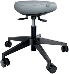 Zitkruk Leitz Ergo met wieltjes en wiebelkussen