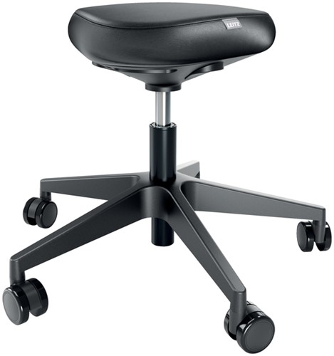 Zitkruk Leitz Ergo met wieltjes en comfortzitting
