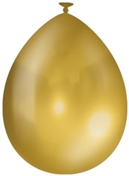 Balloons metallic 10 pcs Gold