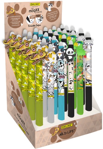 Gelschrijver Online Magixx Fun Wild Life 0.7mm assorti