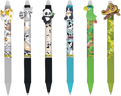 Gelschrijver Online Magixx Fun Wild Life 0.7mm assorti-2