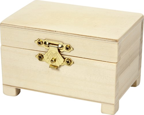 Schatkist Creativ Company 6x9x6cm hout