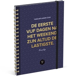 Familieagenda 2026 Lannoo 180x240 Mama Baas 7dagen/2pagina's