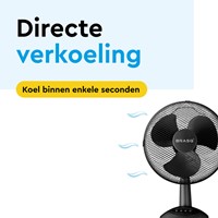 Tafelventilator BRASQ F400 Ø 30cm zwart-1