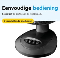 Tafelventilator BRASQ F400 Ø 30cm zwart-3