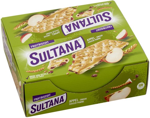 Fruitbiscuit Sultana appel 3-pack