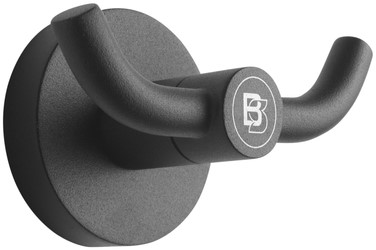 Kledinghaak Blacksatino 2 haaks zwart 332120