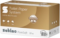 Toiletpapier Satino JT3 PureSoft systeemrol 2-laags 100m naturel 307140