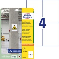 Etiket Avery L7876-20 105x148mm 80 stuks-2