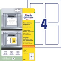 Positioneeretiket Avery 8001 120x80mm bedrukt 20 stuks-2