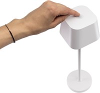 Tafellamp Securit Georgina LED oplaadbaar dimbaar wit-3
