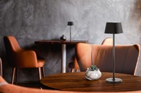 Tafellamp Securit Georgina LED oplaadbaar dimbaar zwart-3