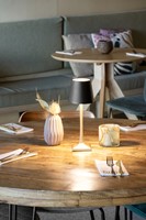 Tafellamp Securit Roma LED oplaadbaar dimbaar zwart-goud-4