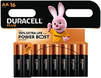 Batterij Duracell Plus Powerboost 16x AA