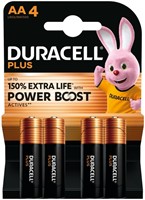 Batterij Duracell Plus Powerboost 4x AA