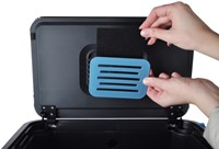 Pedaalemmer Desq 40 liter rvs zilver-3