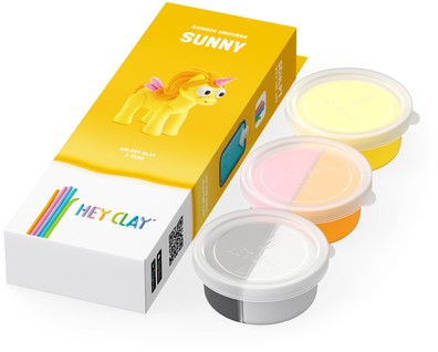 Klei Hey Clay Sunny 3 potjes-2