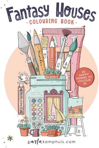 Kleurboek MUS Fantasy Houses