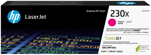 Tonercartridge HP W2303X 230X rood