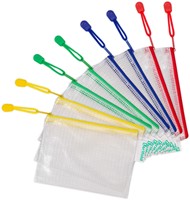 Opbergtas Djois met rits A6 assorti