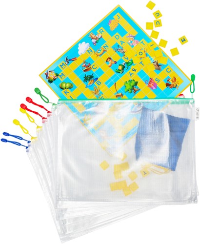 Opbergtas Djois met rits A3 assorti-2