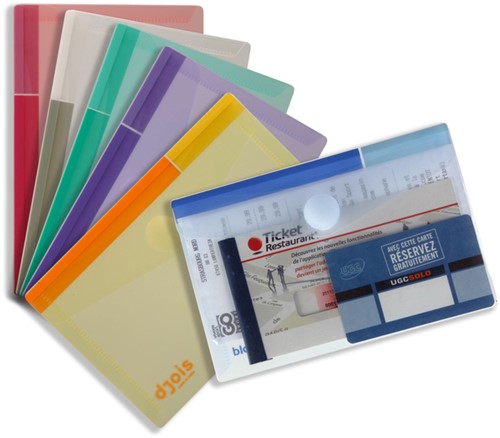 Enveloptas Djois Color Collection A6 horizontaal assorti-3