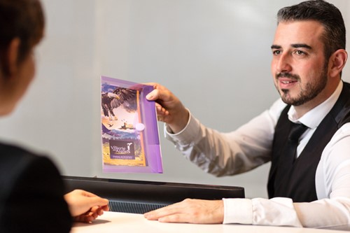 Enveloptas Djois Color Collection horizontaal 250x135mm assorti-3