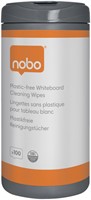 Whiteboardreinigingsdoekjes Nobo plasticvrij 100 stuks