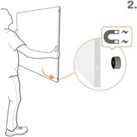 Whiteboard Nobo Infinity randloos 90x120cm-3