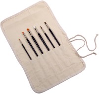 Aquarelpenselenset Talens Van Gogh etui met 6 penselen wit-2