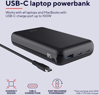 Powerbank Trust Laro laptop 100W-1