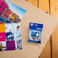 Inktcartridge Brother LC-521Y geel-1
