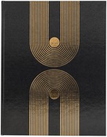 Gastenboek Exacompta Graphik 270x220mm blanco zwart