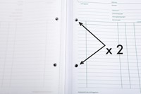 Kasboek Exacompta Manifold leveringen dupli 50vel NL FR-4