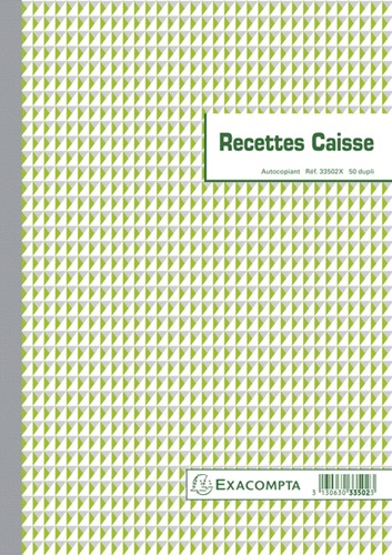 Kasboek Exacompta Manifold ontvangsten dupli 50vel FR
